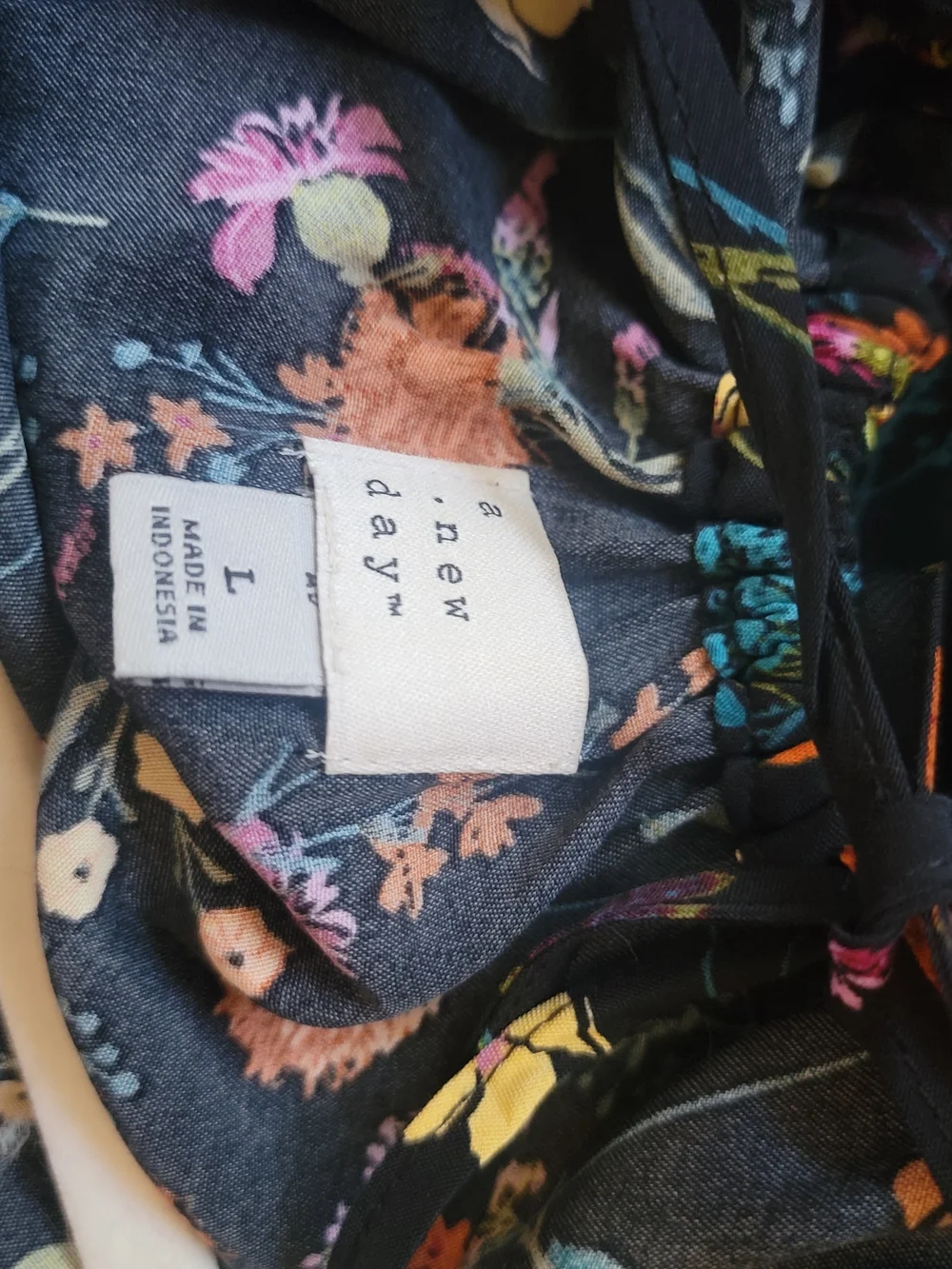A New Day- Women's Floral Dress - Dark Blue background